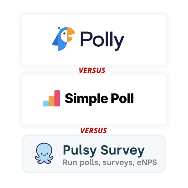 simplepoll versus polly versus pulsy