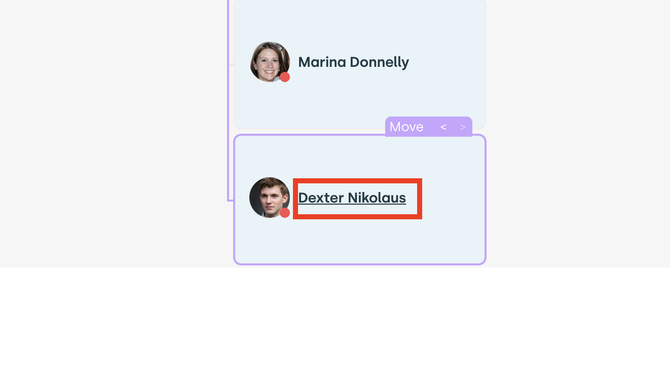 delete user from org chart
