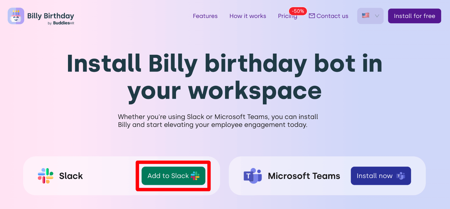 add birthday bot to slack