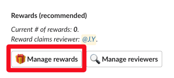 manage rewards for clappy