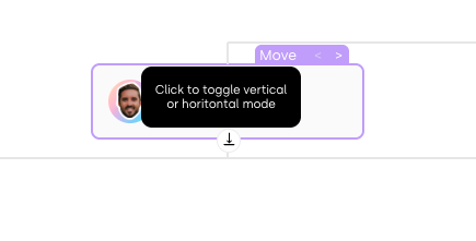 horizontal mode linky org chart