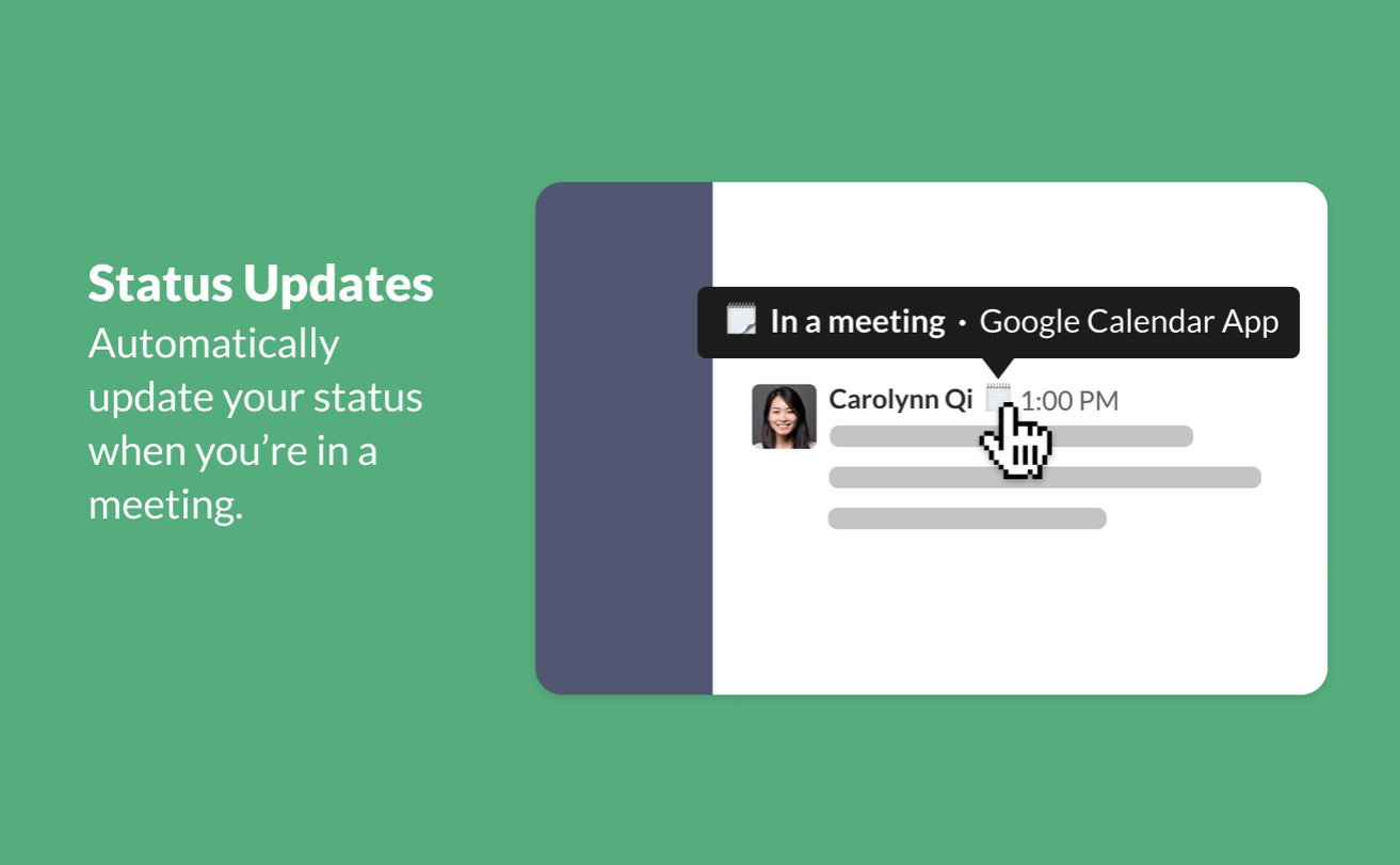 Google Calendar in Slack